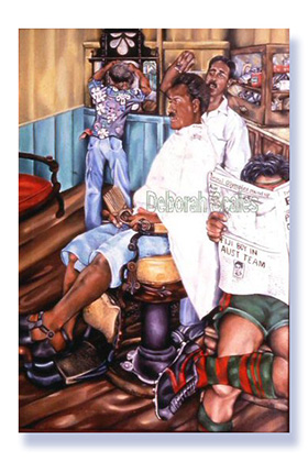 Vanishing Barbershop Fiji | Deborah Scales EXHIBITION Art