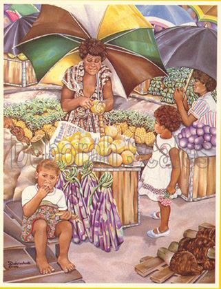 Auntie in the Market | Deborah Scales LIFESTYLES Art