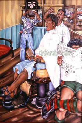 Barbershop | Deborah Scales LIFESTYLES Art